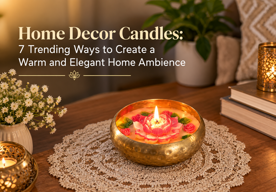 Home Decor Candles: 7 Trending Ways to Create a Warm and Elegant Home Ambience