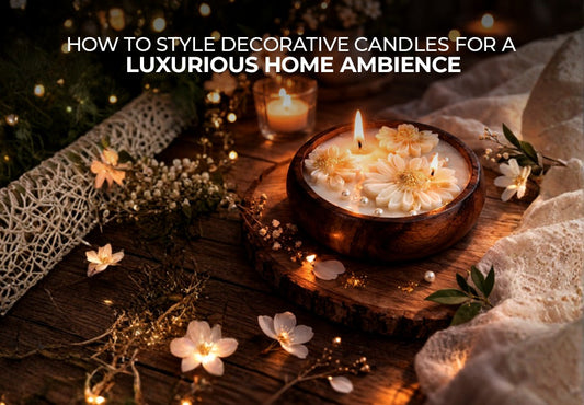 How to Style Decorative Candles for a Luxurious Home Ambience