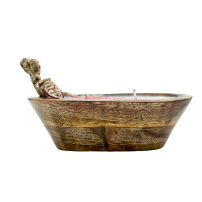 Skeleton Halloween Candle