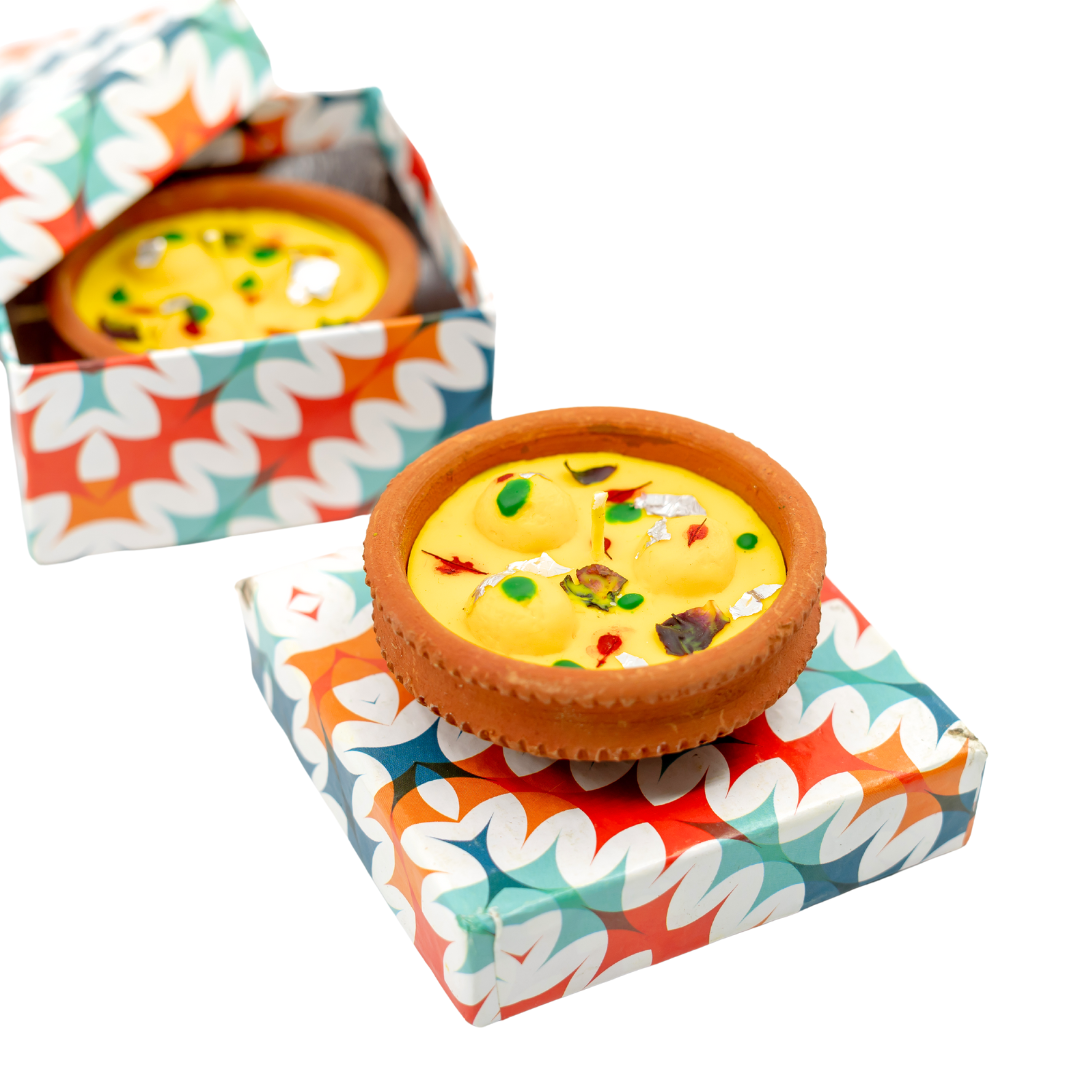 Rasmalai Celebration Candle