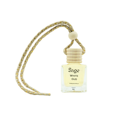 White Oud Car Freshner