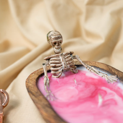 Skeleton Halloween Candle