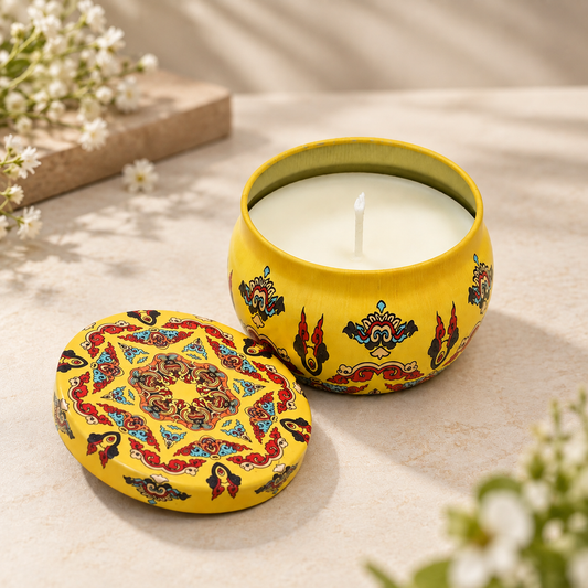Moroccan Tin Jar Candle