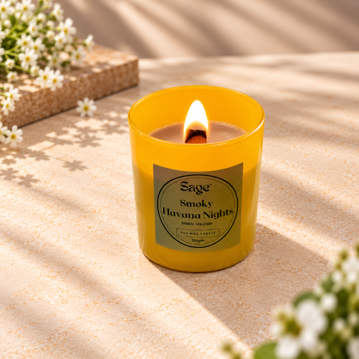 Smoky Havana Night Scented Jar Candle