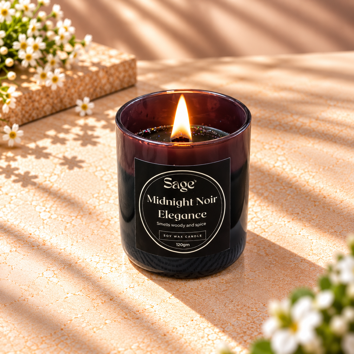 Midnight Noir Elegance Candle