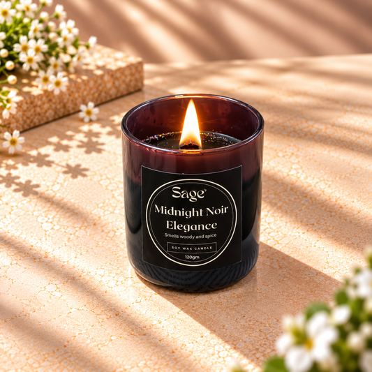 Midnight Noir Elegance Candle