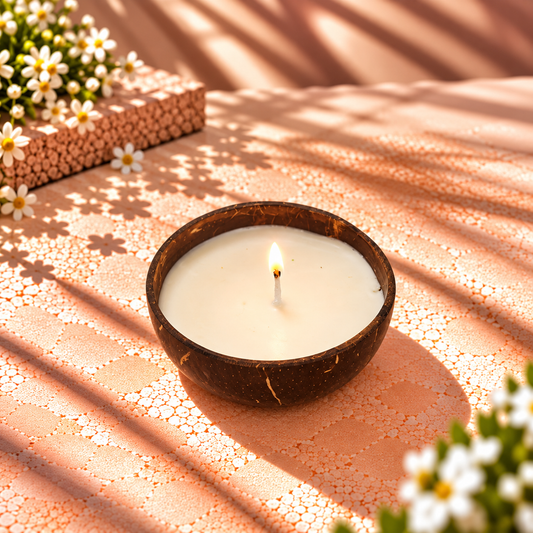 Coconut Shell Scented Candles