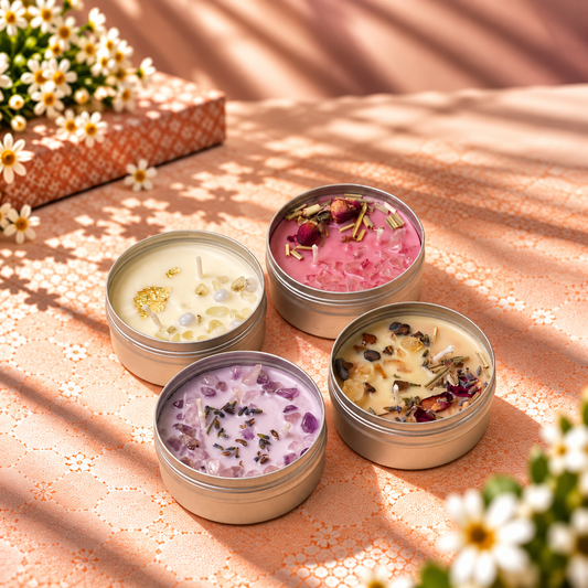 Sage Intention Candle Set – 4 Piece