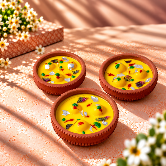 Rasmalai Celebration Candle