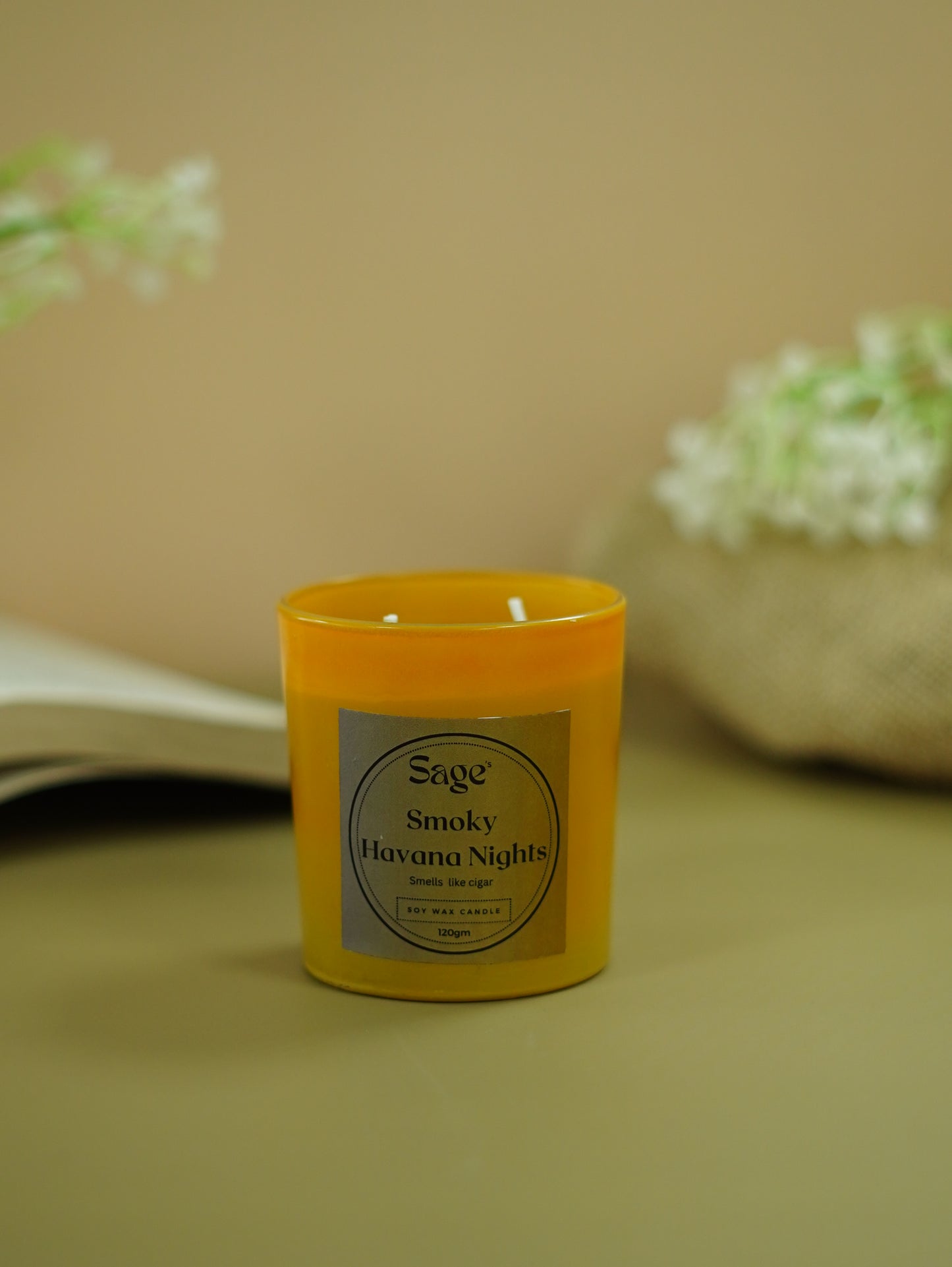 Smoky Havana Night Scented Jar Candle