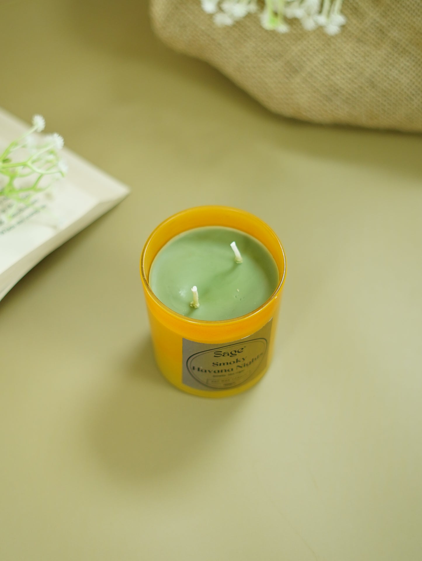 Smoky Havana Night Scented Jar Candle