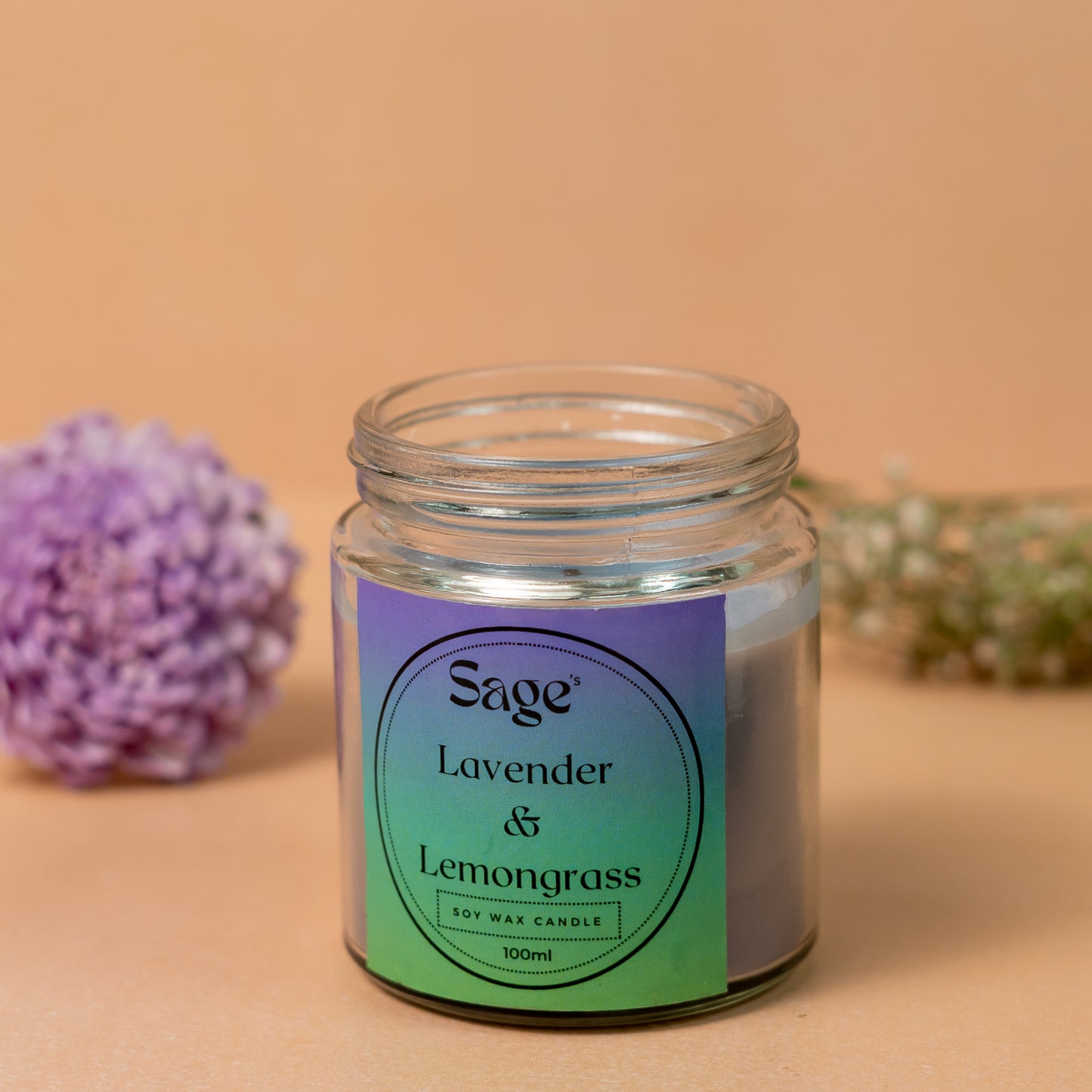 Lavender & Lemongrass Small Jar Candle