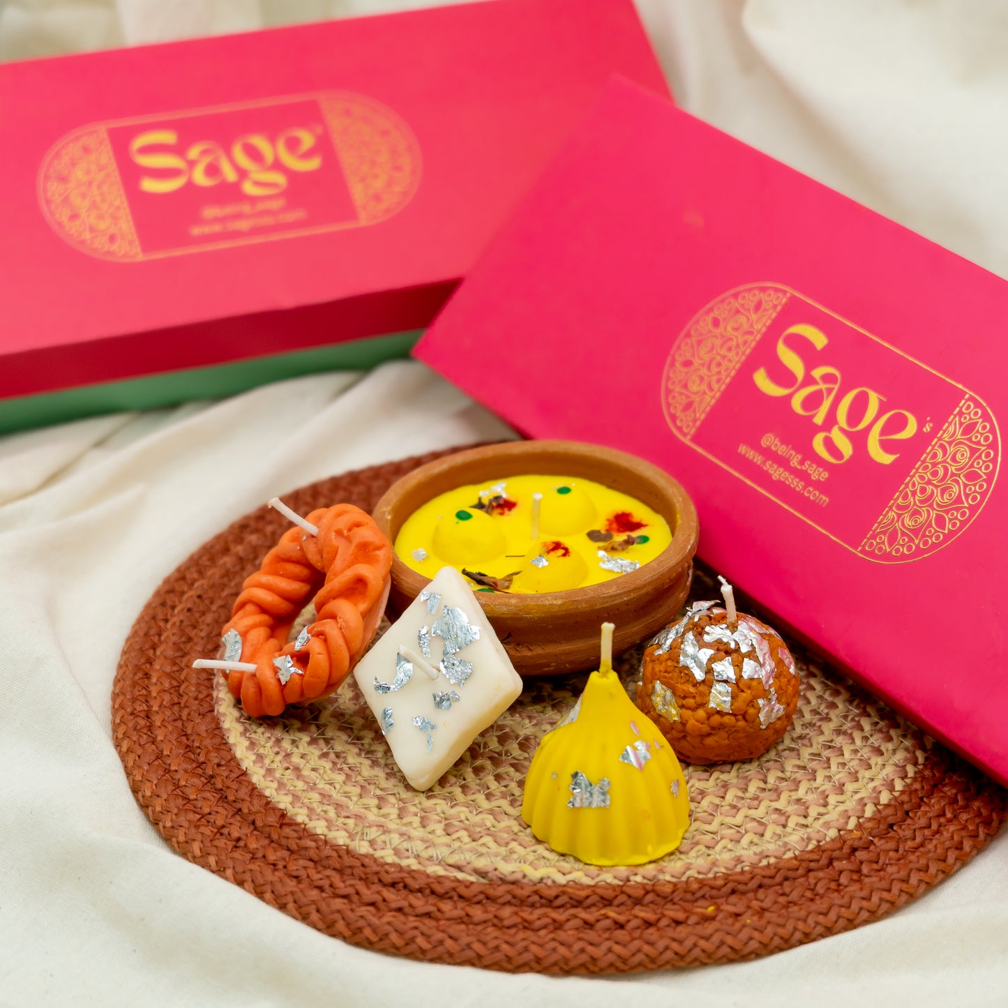 Assorted Mithai Candle Box