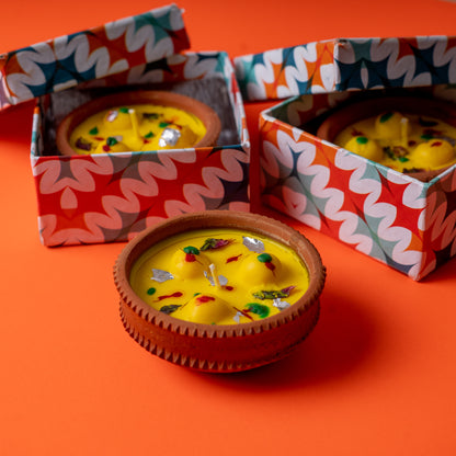 Rasmalai Celebration Candle