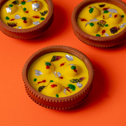 Rasmalai Celebration Candle