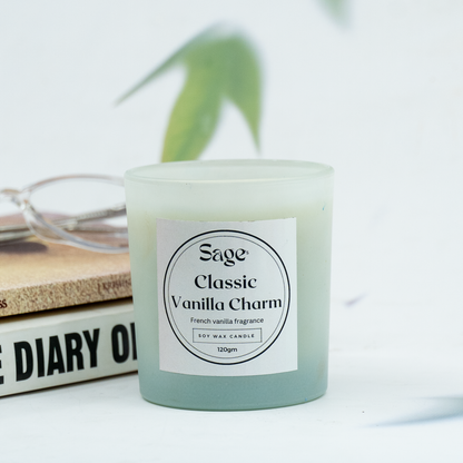 Classic Vanilla Scented Jar Candle