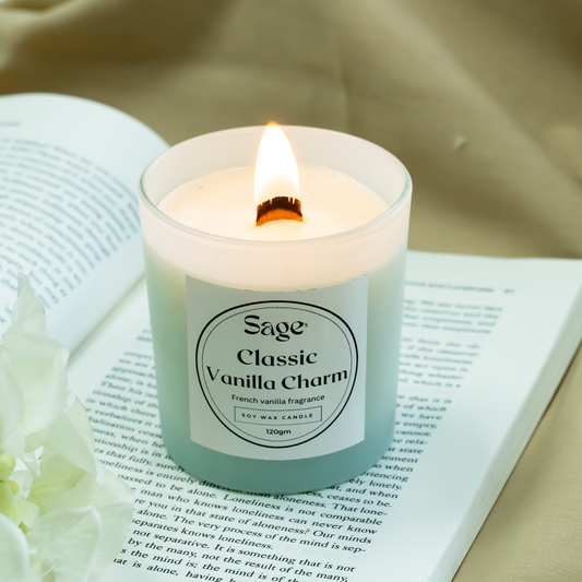 Classic Vanilla Scented Jar Candle