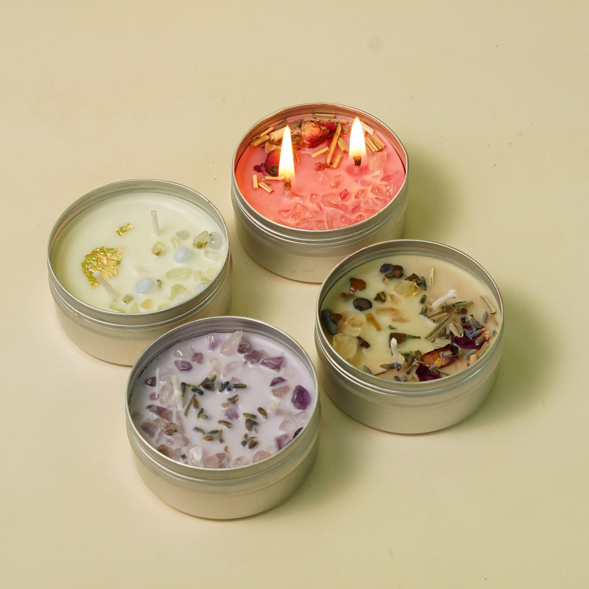 Sage Intention Candle Set – 4 Piece