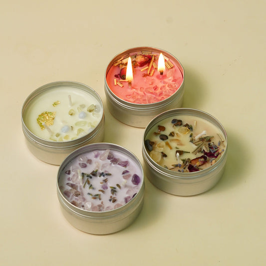Sage Intention Candle Set – 4 Piece