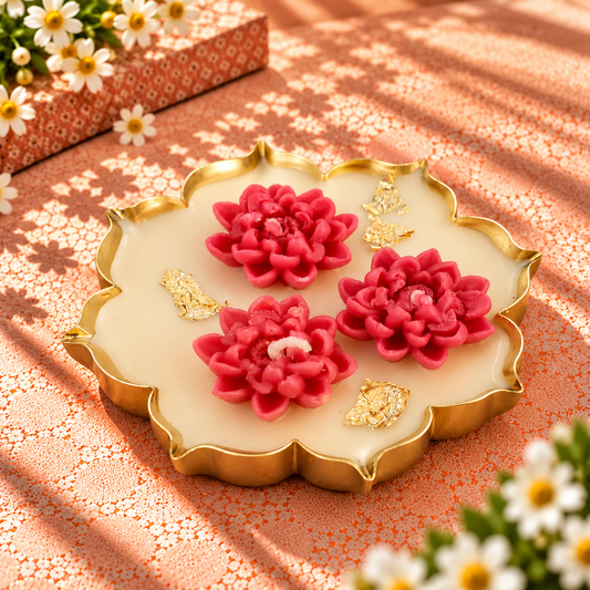 Lotus Urli Candle