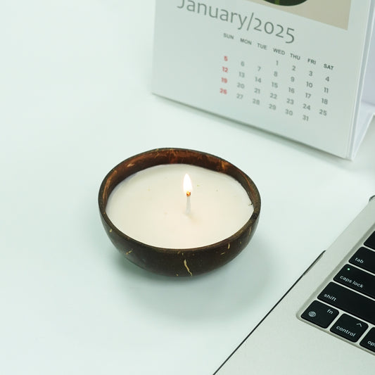 Coconut Shell Scented Candles