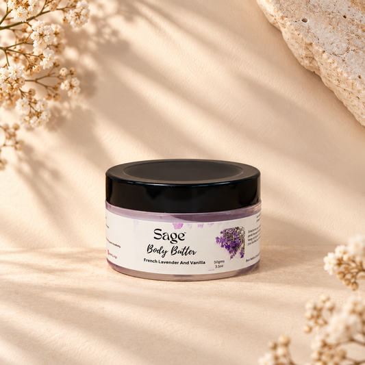 Sage’s Exclusive French Lavender and Vanilla Body Butter