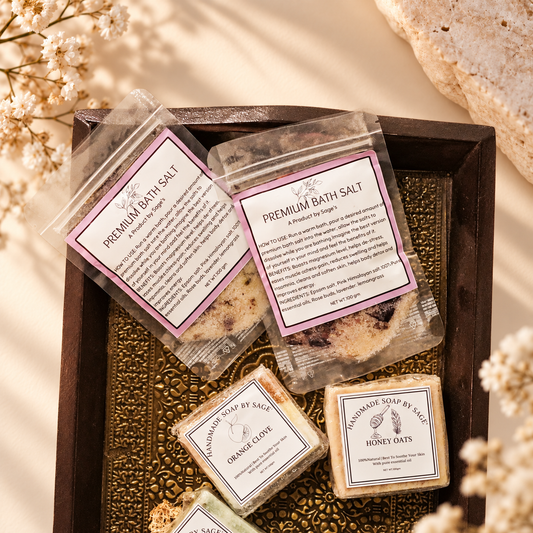 Sage’s Premium Bath Salt for Relaxing your muscles and a Rejuvenating Bath