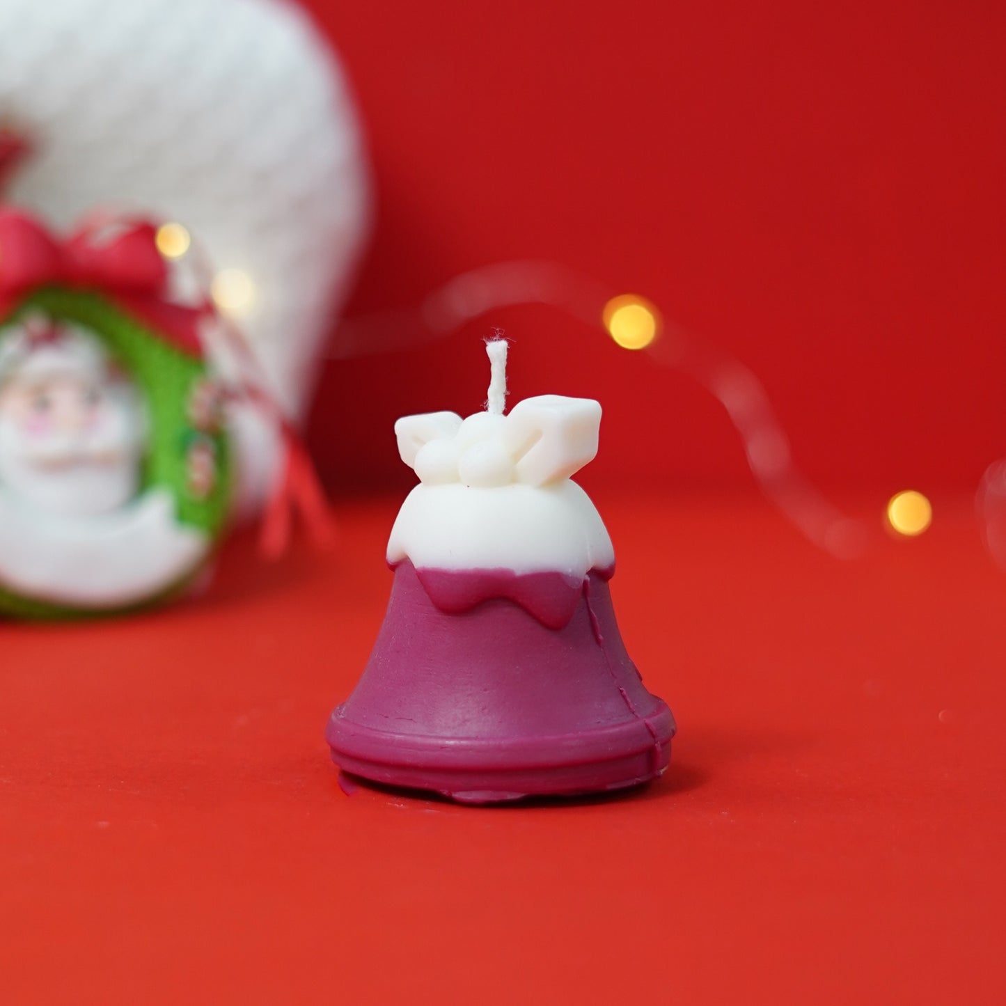 Christmas Bell Decorative Candles (Pack of 2)