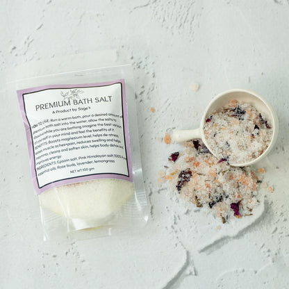 Sage’s Premium Bath Salt for Relaxing your muscles and a Rejuvenating Bath