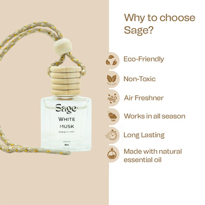 White Musk Car Freshener